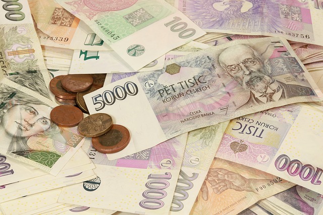 české kovové a papírové peníze